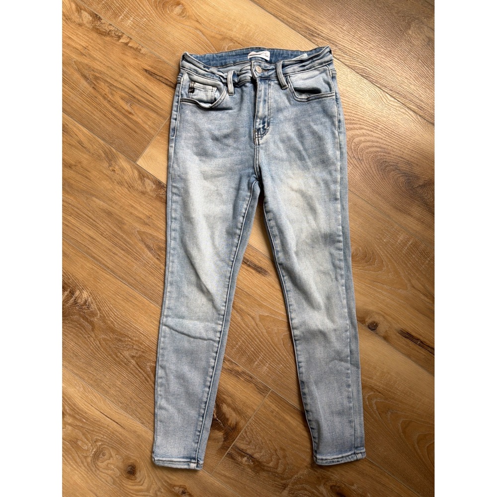 Kancan Cropped Skinny Jeans‎ Womens 7/27 Light Wash Stretch Denim